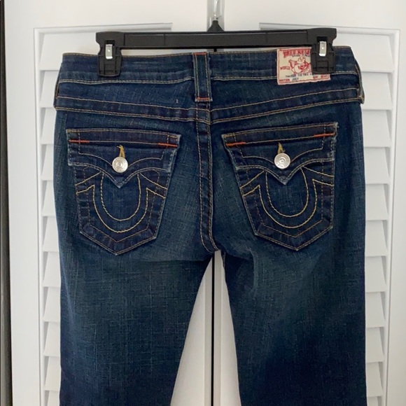 True Religion Joey Twisted Seam Flare Jeans - Picture 7 of 10
